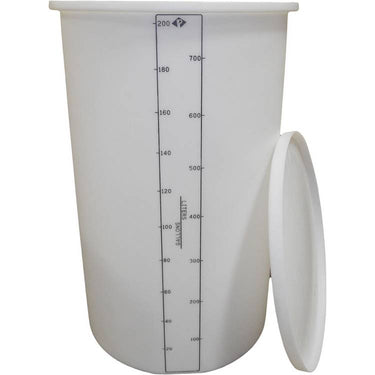 200 Gall Open Top Tank-1.5 HDLPE Natural - Model 01-28972